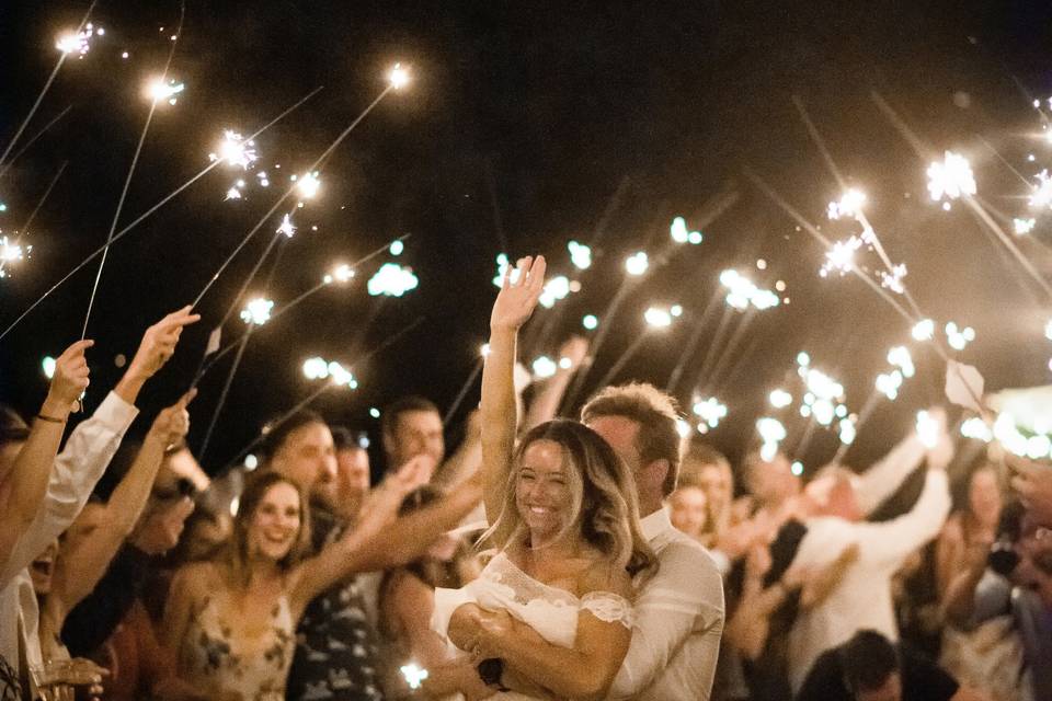 Sparkler Sendoff