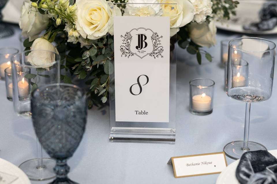 Table Numbers