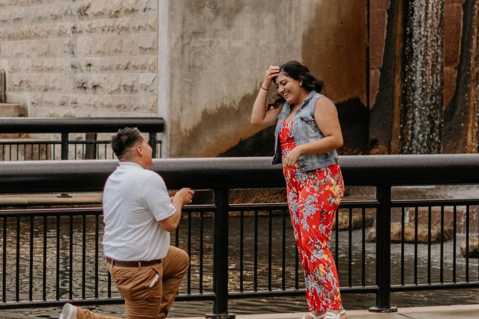 She said yes!