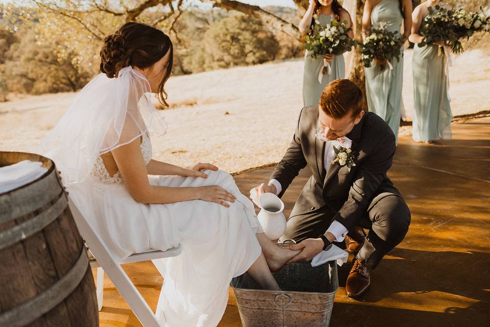 Foot Washing Ceremony