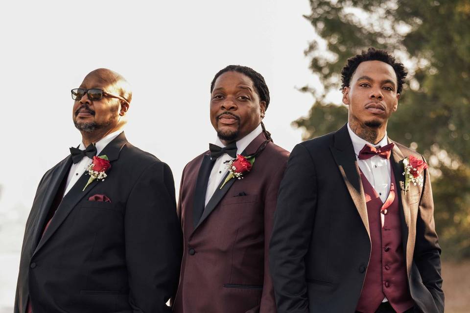 Groom with Groomsmen