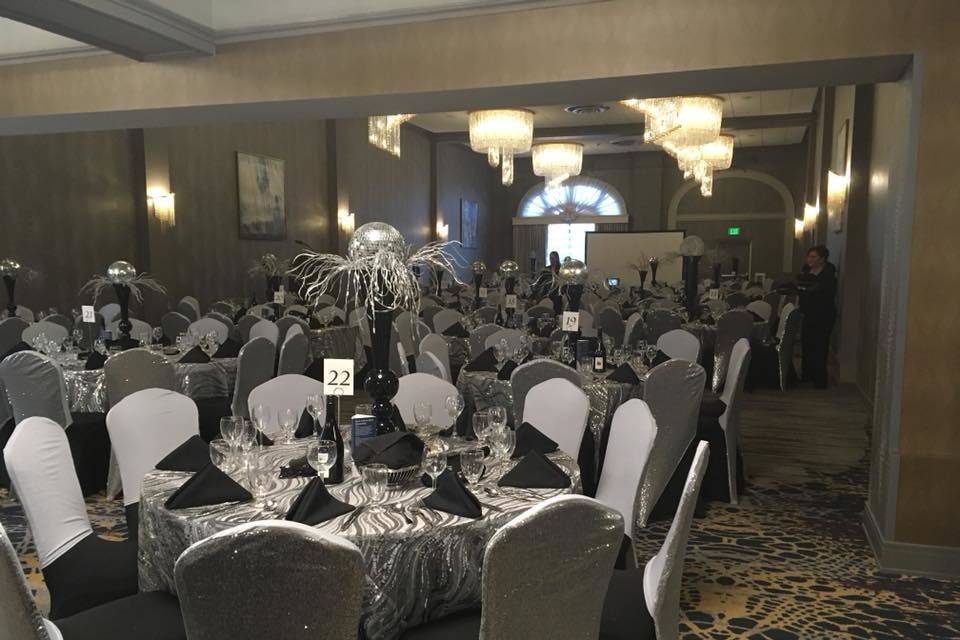 Crystal ballroom gala