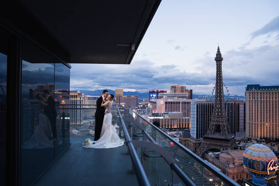 A Black Tie Wedding at the Waldorf Astoria in Las Vegas, Nevada