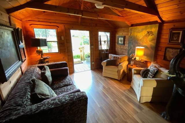 Cozy cabin area