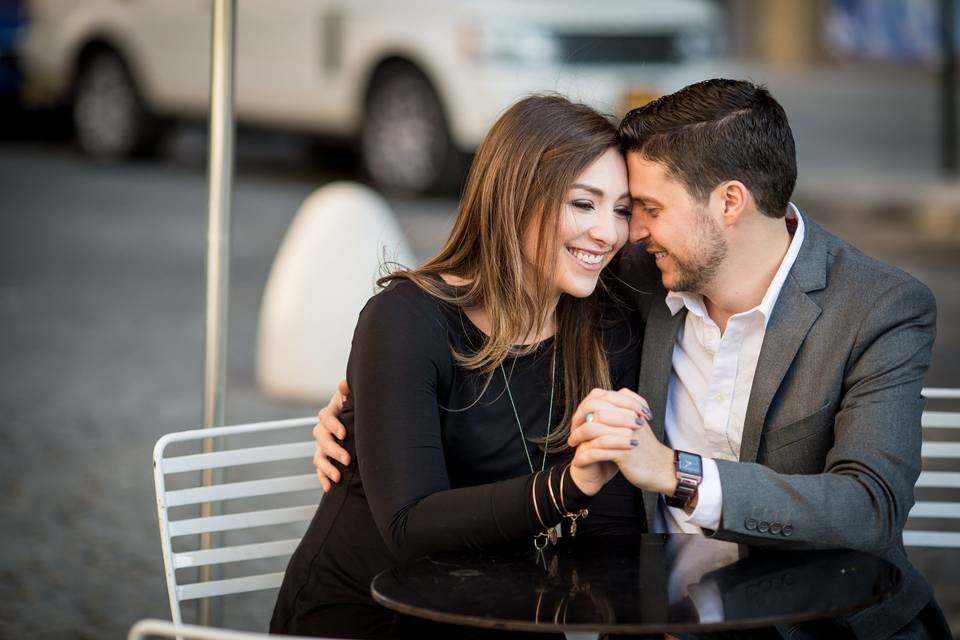 Manhattan engagement