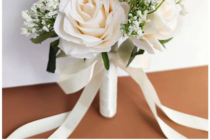 Silk and satin bouquets