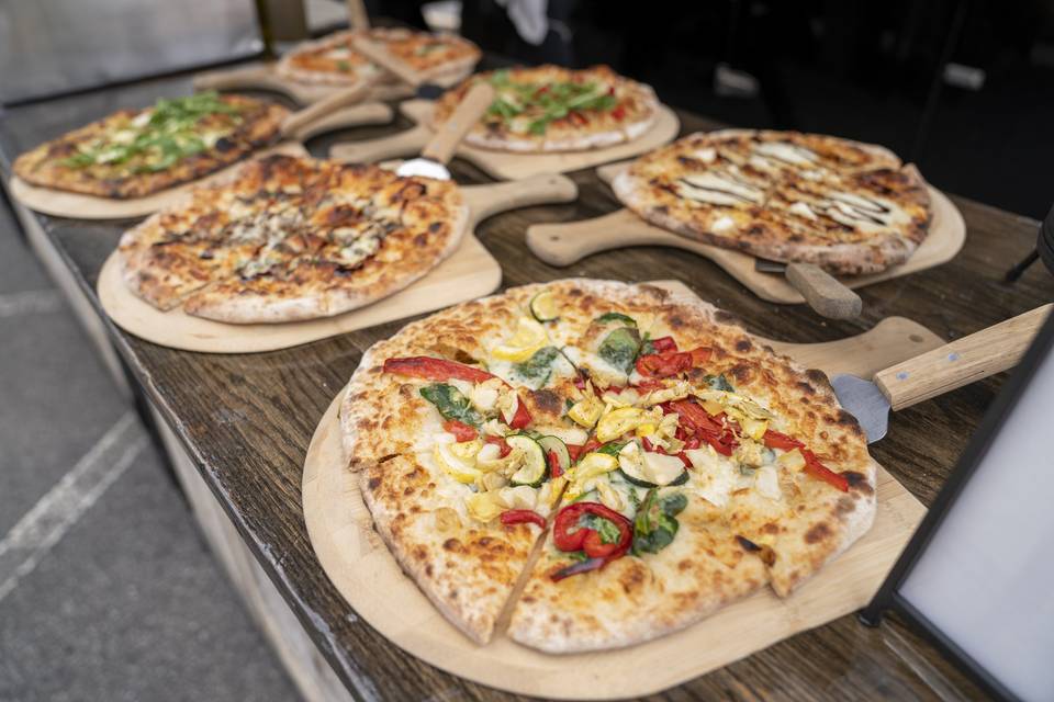Pizza selection