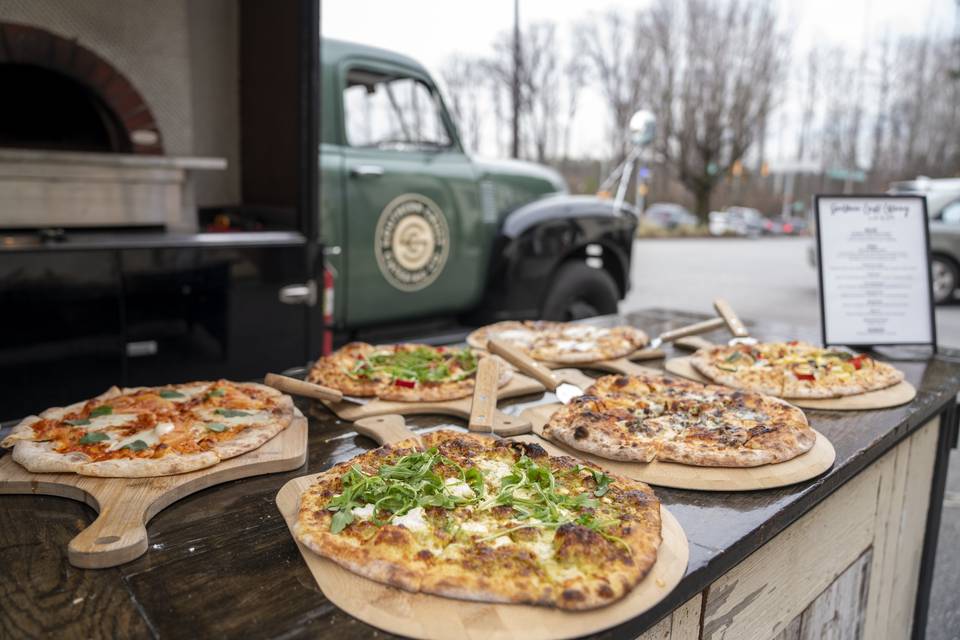 Pizza selection