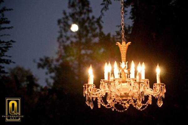 One of our gorgeous chandeliers