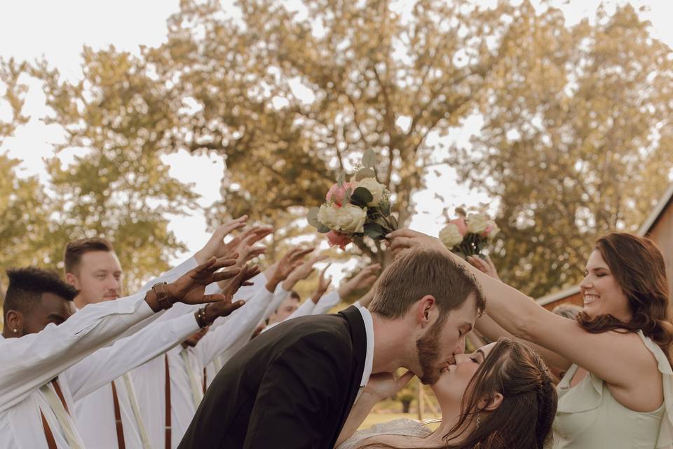 Celebratory Kiss!