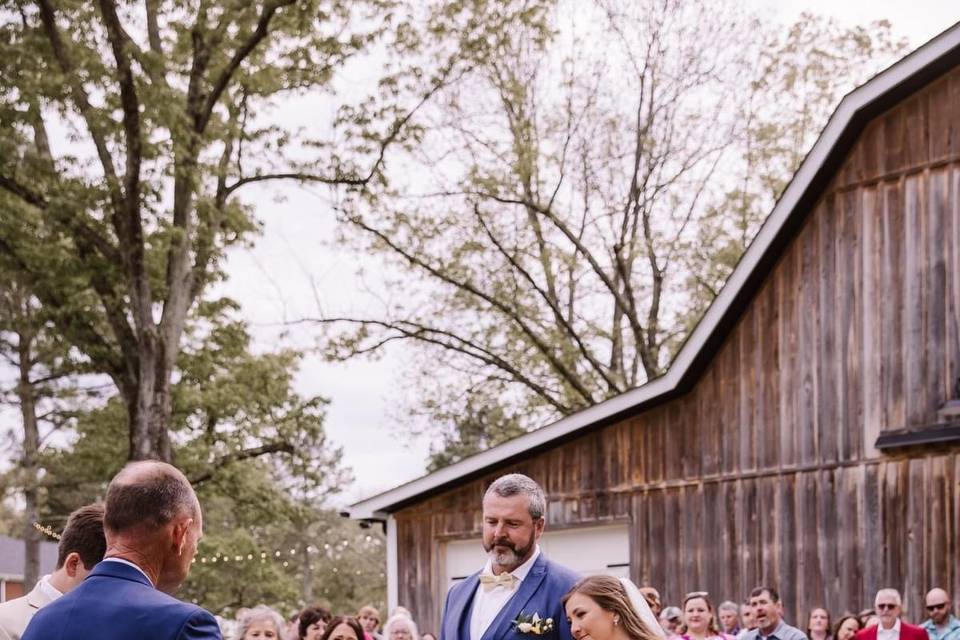 Walking down the aisle