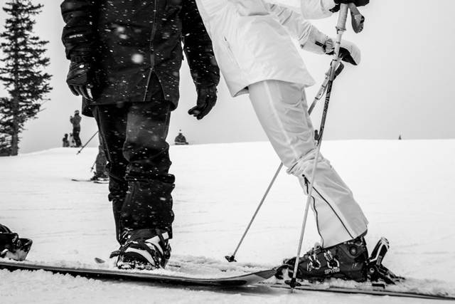 Skier/snowboarder love