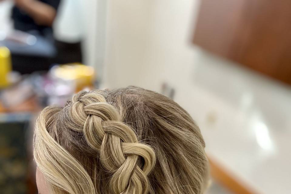 Braided updo