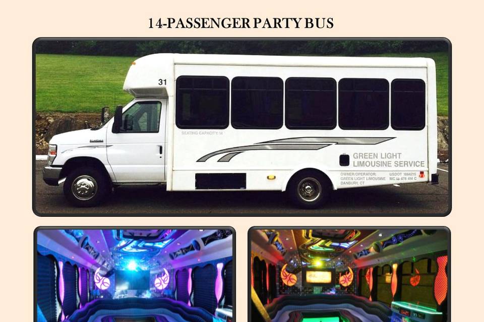 14-pass Party Bus