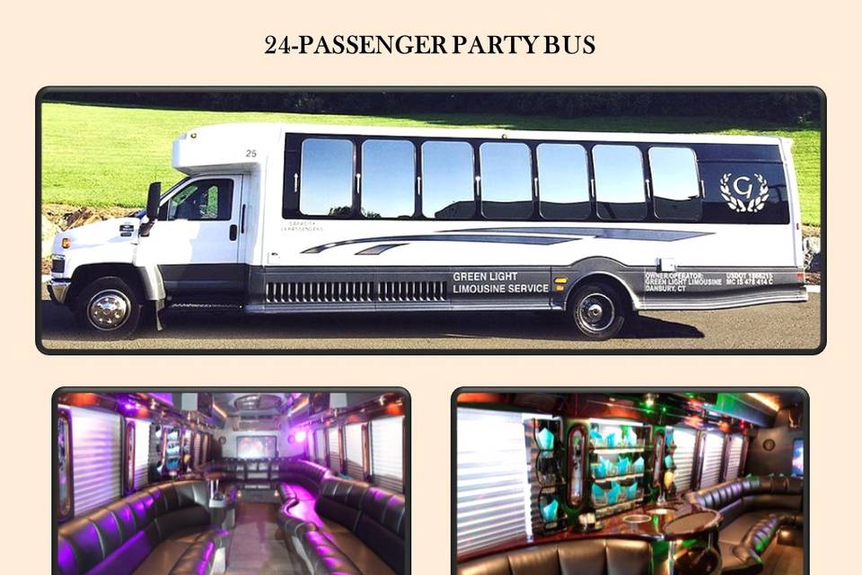 24-pass Party Bus