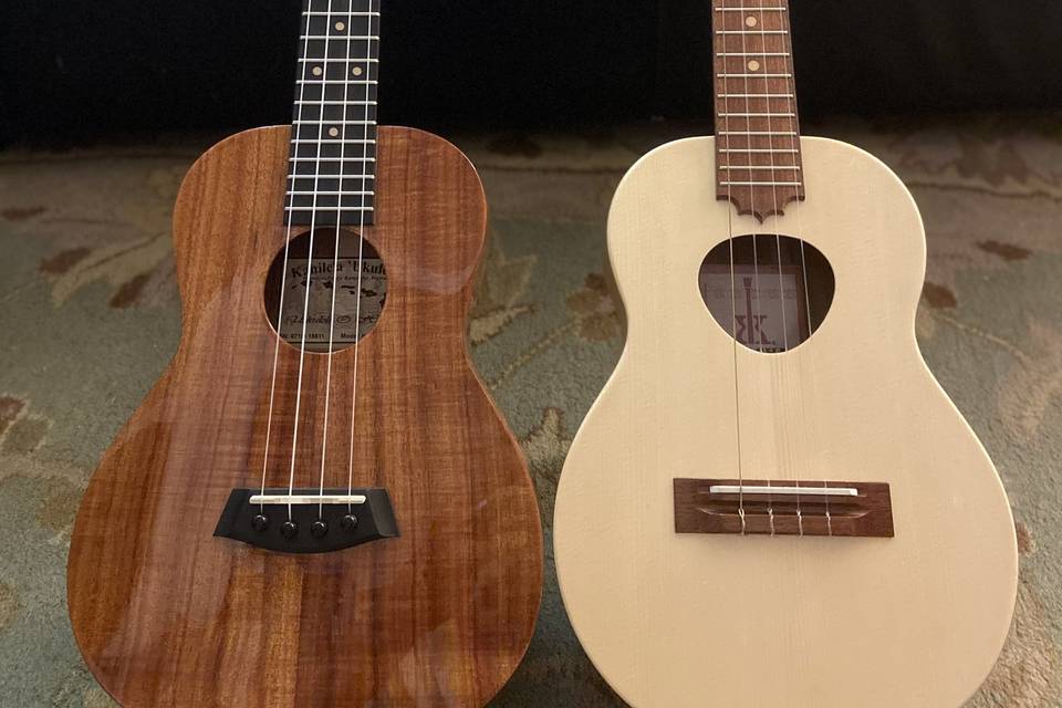 Two ukuleles! Still not enough