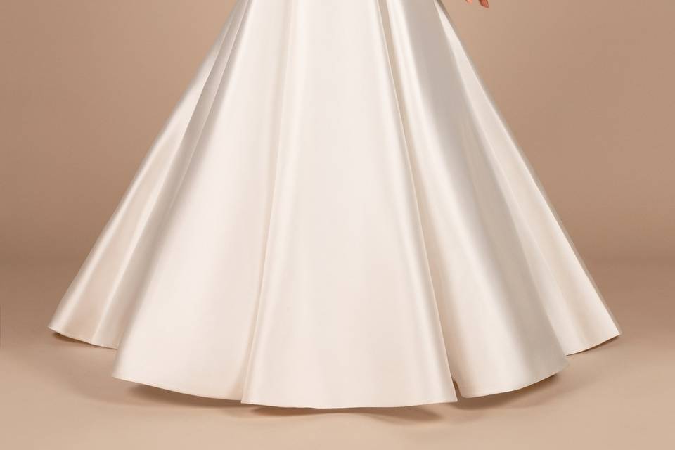 Simple A-line Wedding dress