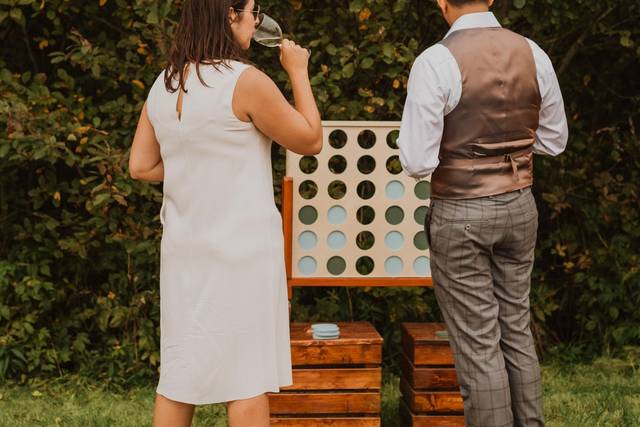 Cocktails and Connect Four.