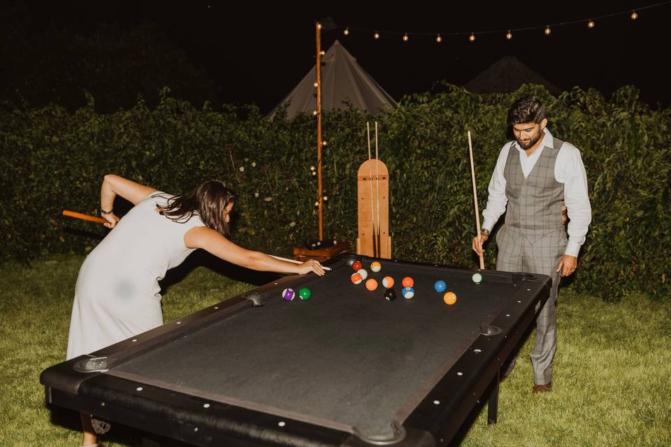 Billiards under the stars!