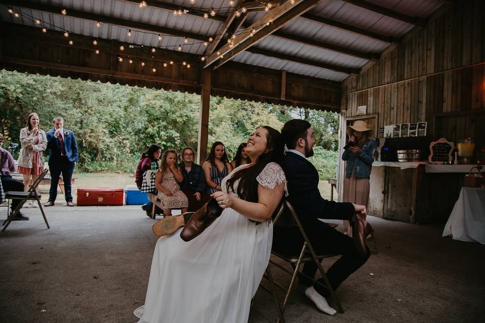 A rustic wedding