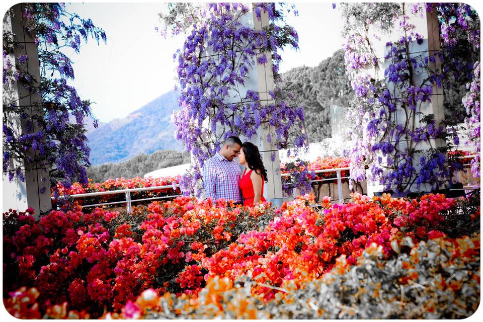 The Getty Center, Engagement Session, Los Angeles, California