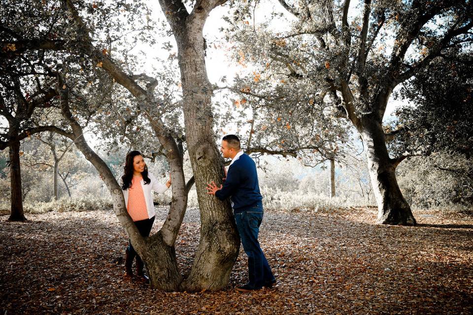 The Getty Center, Engagement Session, Los Angeles, California