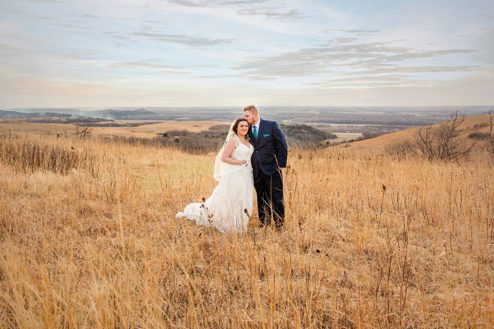 Couple in the field