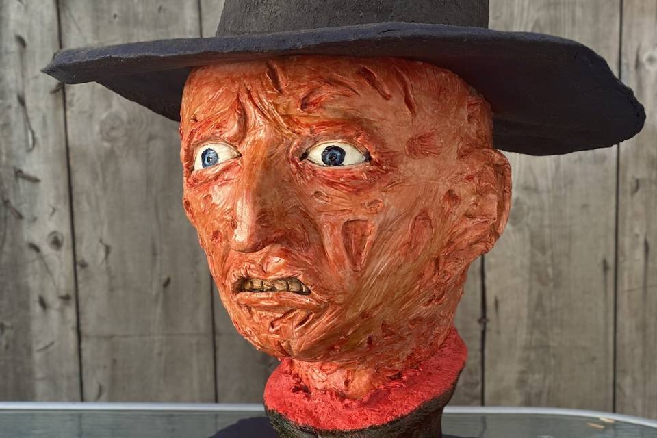 Freddy Krueger Halloween cake