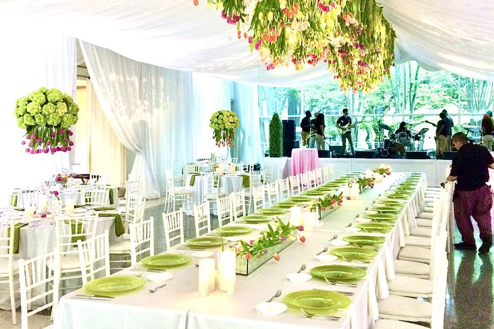 Event lighting and Drapery