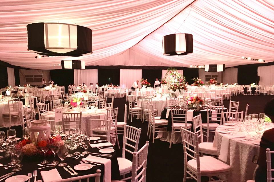 Event lighting and Drapery