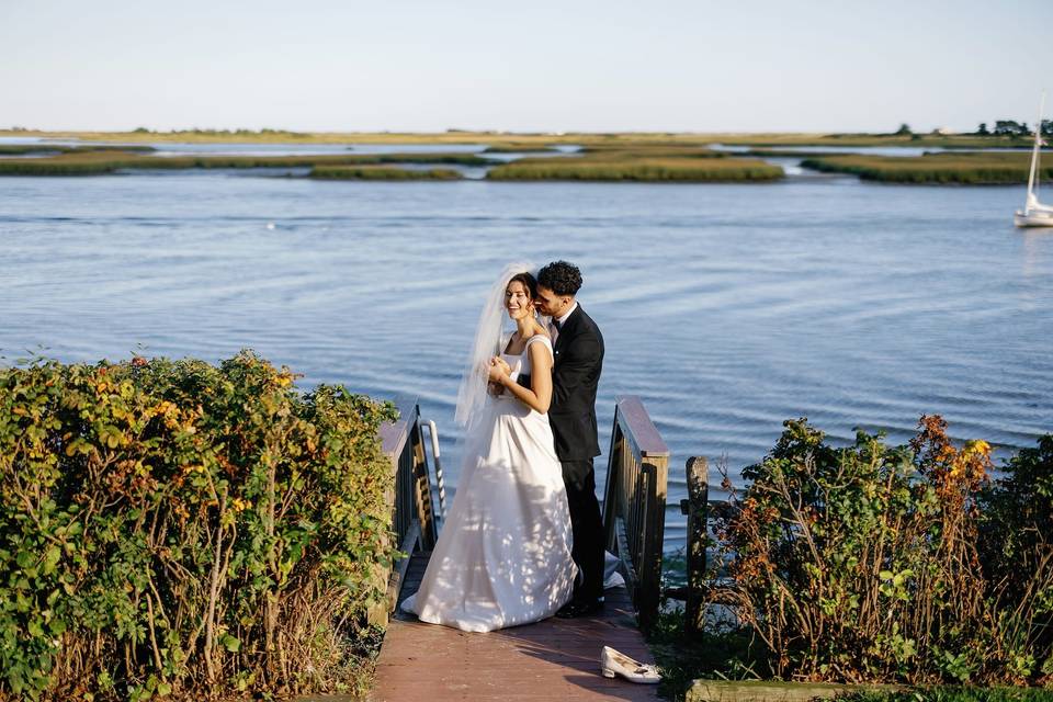 Addie and Jon at the beach
