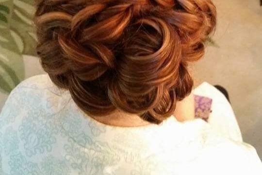 Bridal hair by Jenny Cox