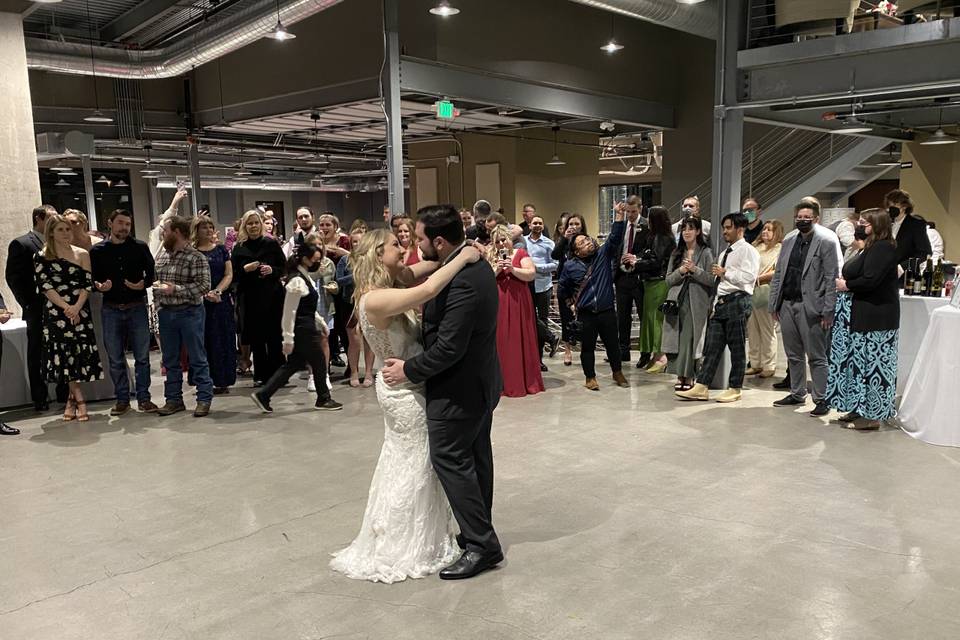 Bride and friends