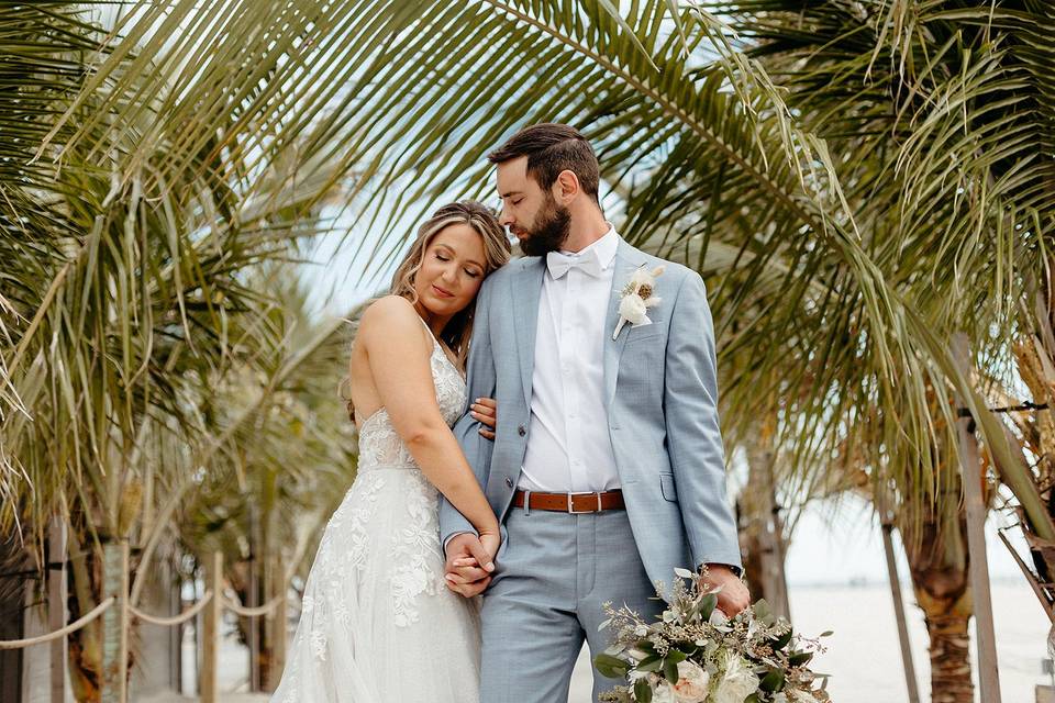 Couple with the Palm Trees