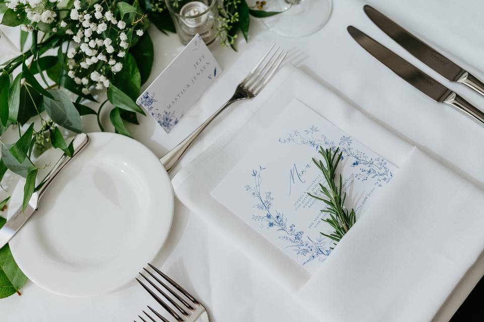 Elegant wedding table