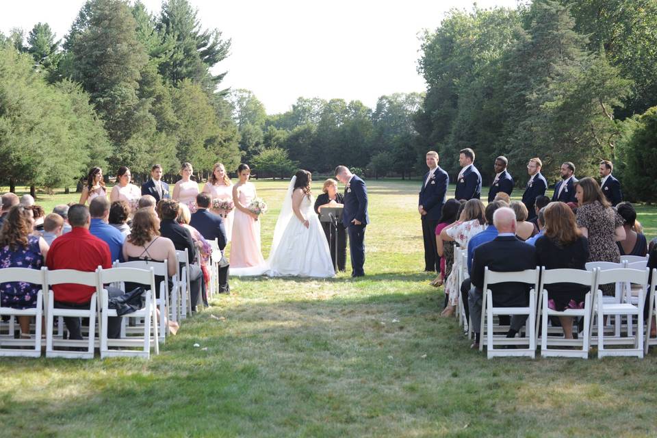 Outdoor ceremony