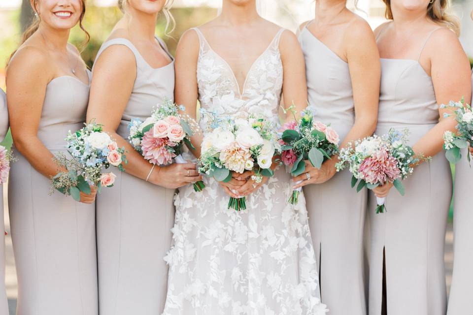 Stunning Bridal Party