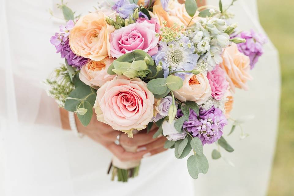 Pastel Bridal Bouquet