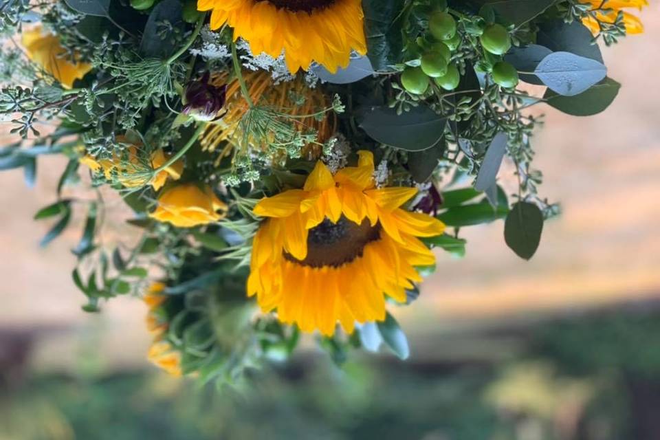 Happy sunflowers