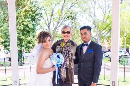 Beautiful wedding at Old Town Abq