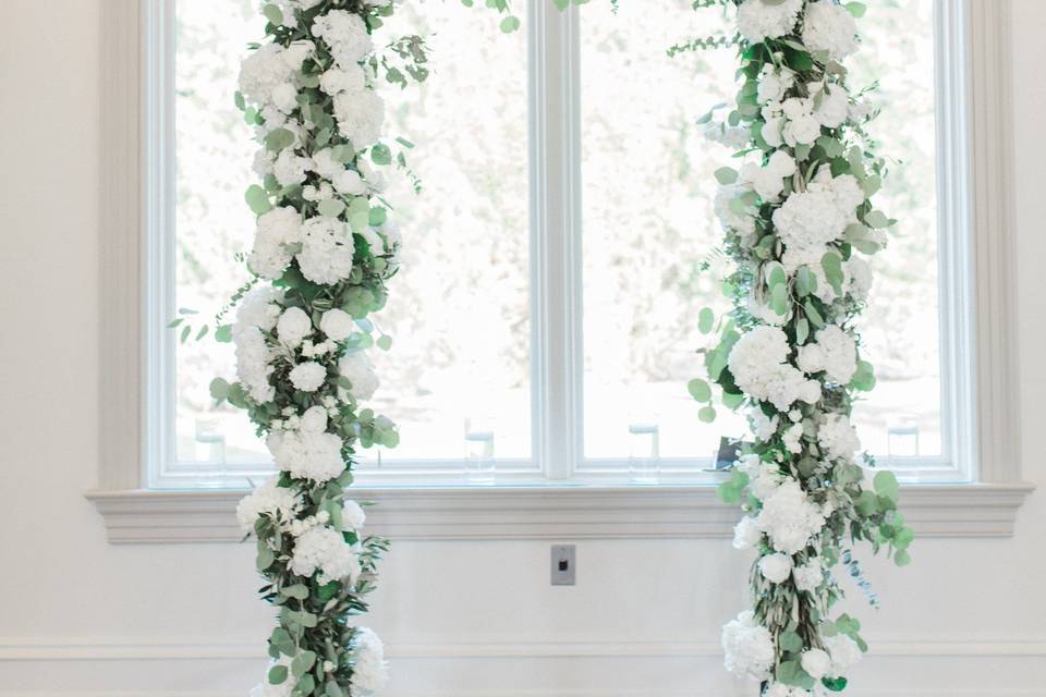 The wedding arch