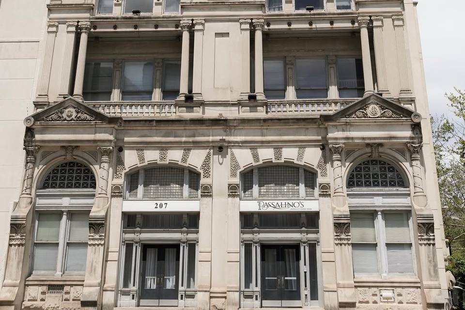 Front of building