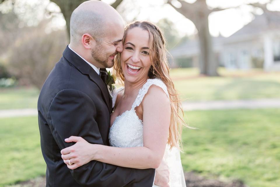 Happy bride