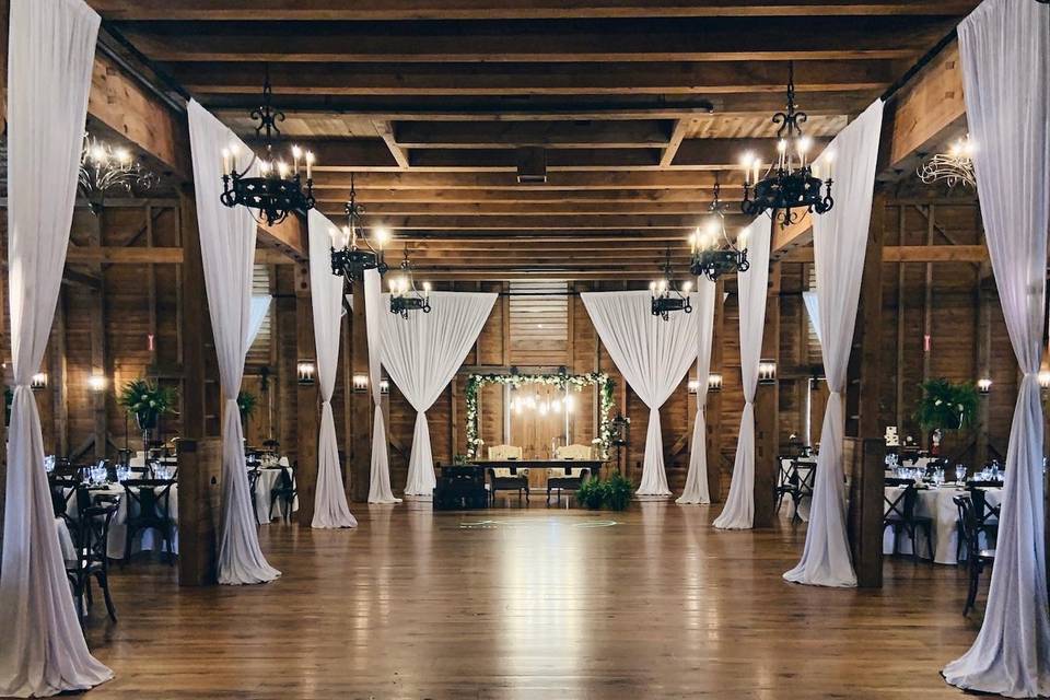 Barn draping