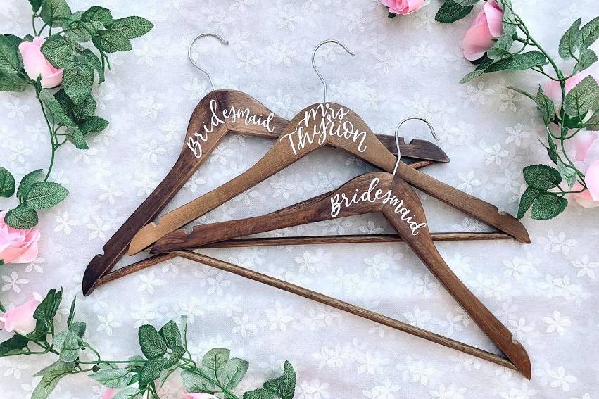 Hanger for bridal party