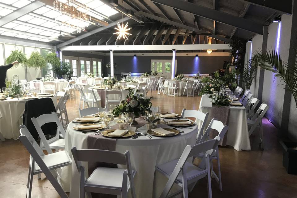 Reception in Greenhouse