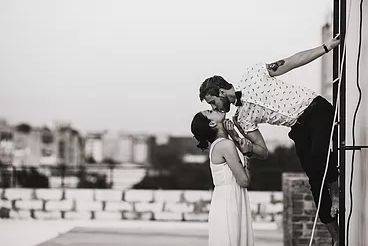 Couple kissing