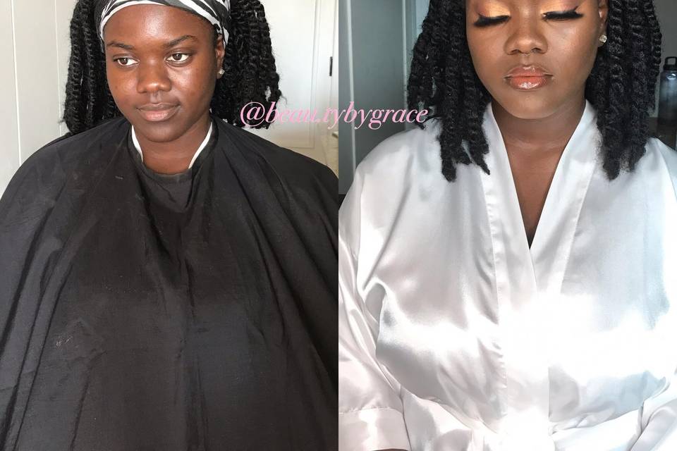 Beautiful and Soft Bridal look