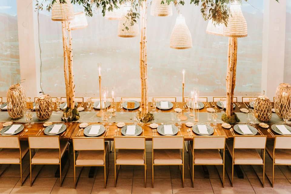 Banquet-style seating