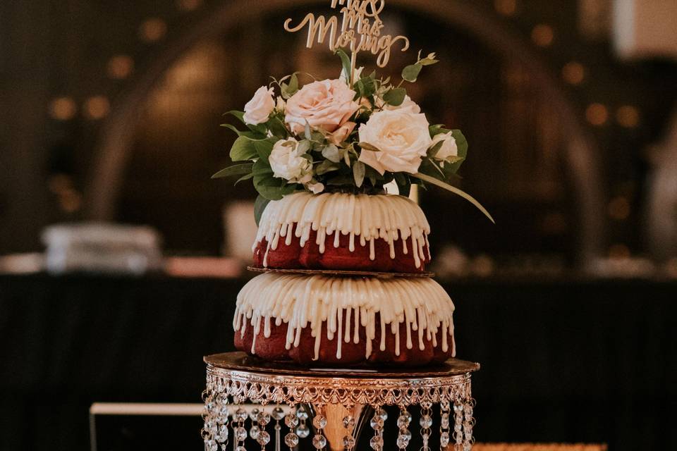 The wedding cake